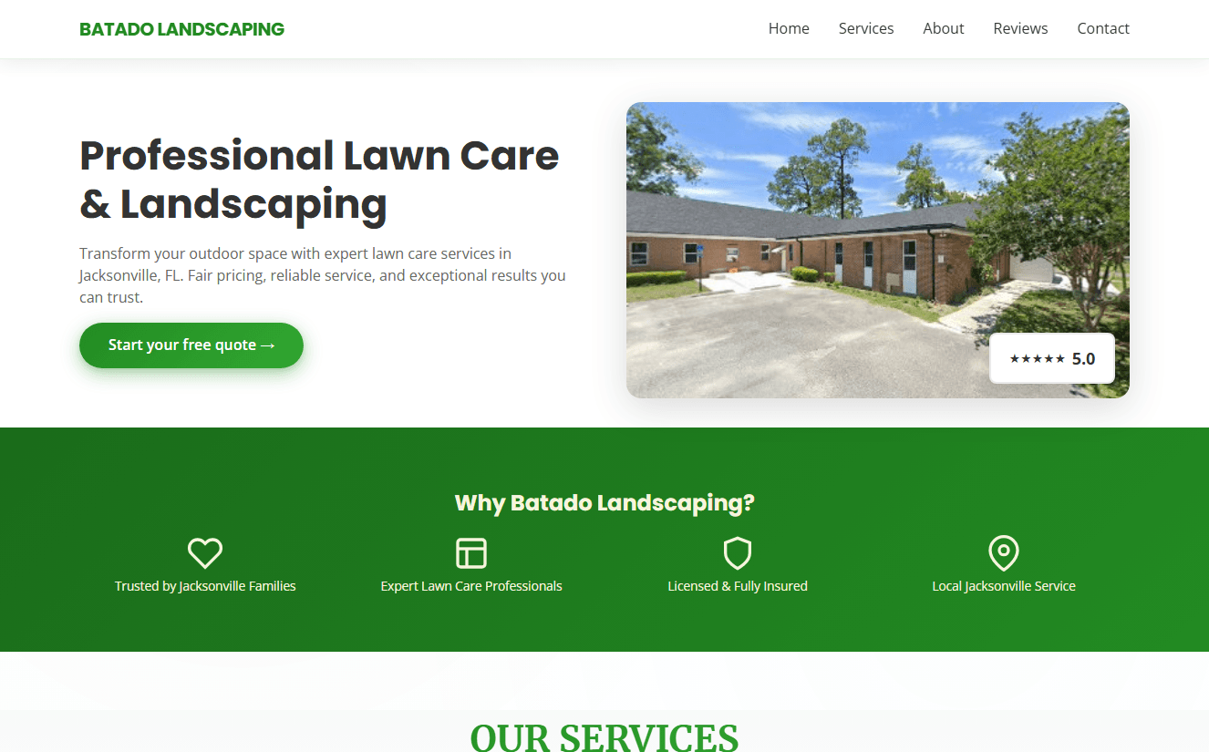 Batado Landscaping preview