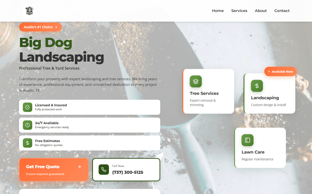 Big Dog Professional Landscaping Tree Service preview