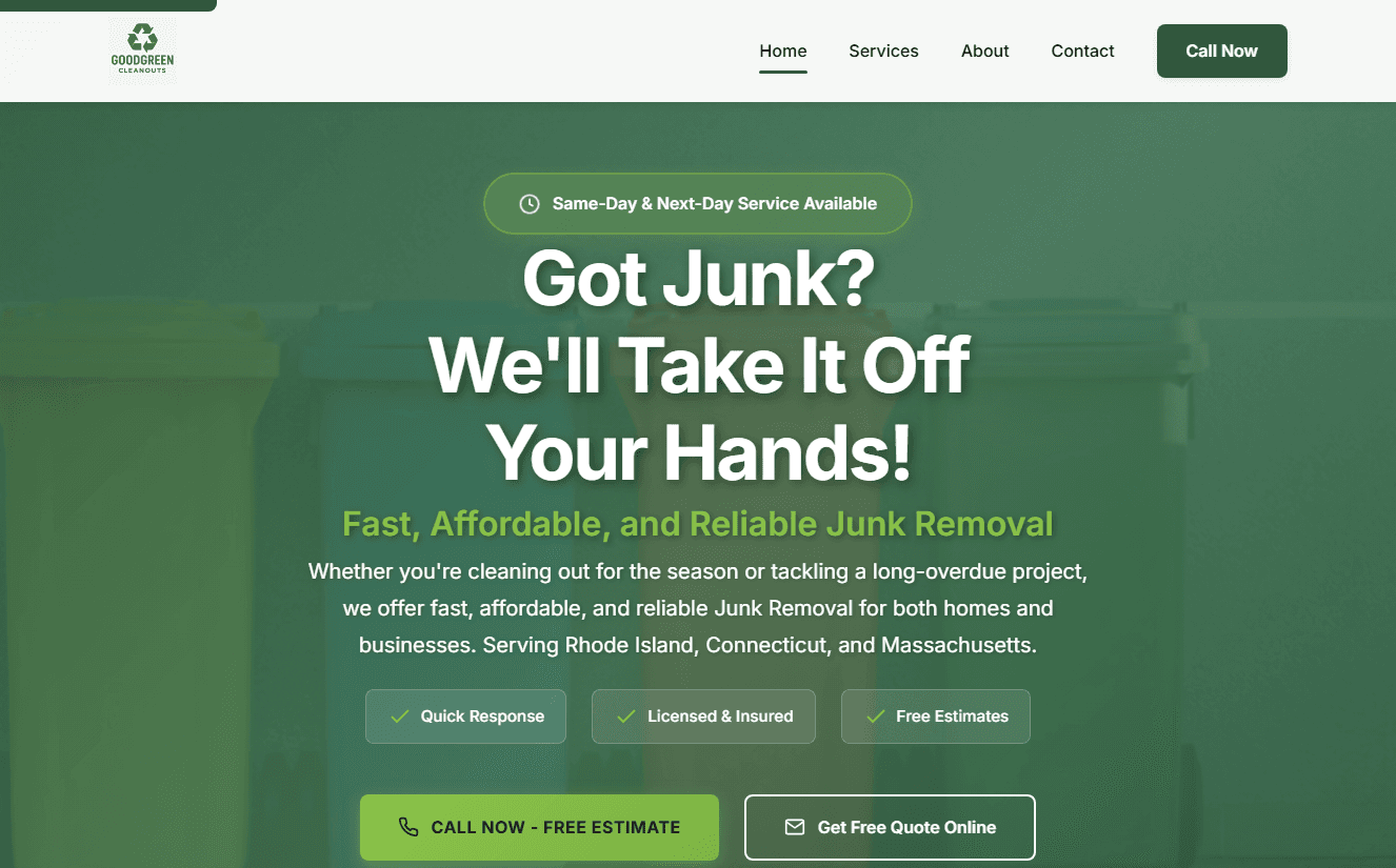 Good Green Cleanouts preview