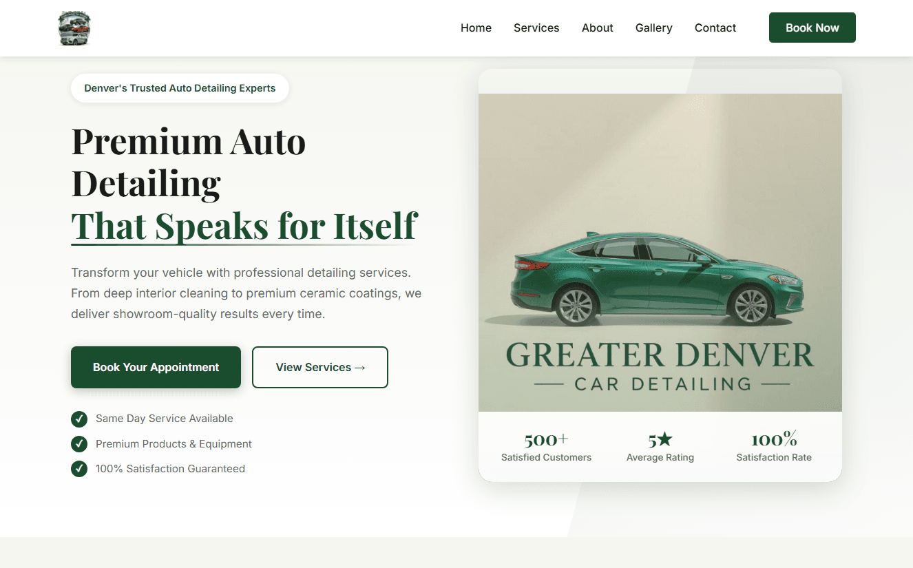 Greater Denver Auto Detailing preview