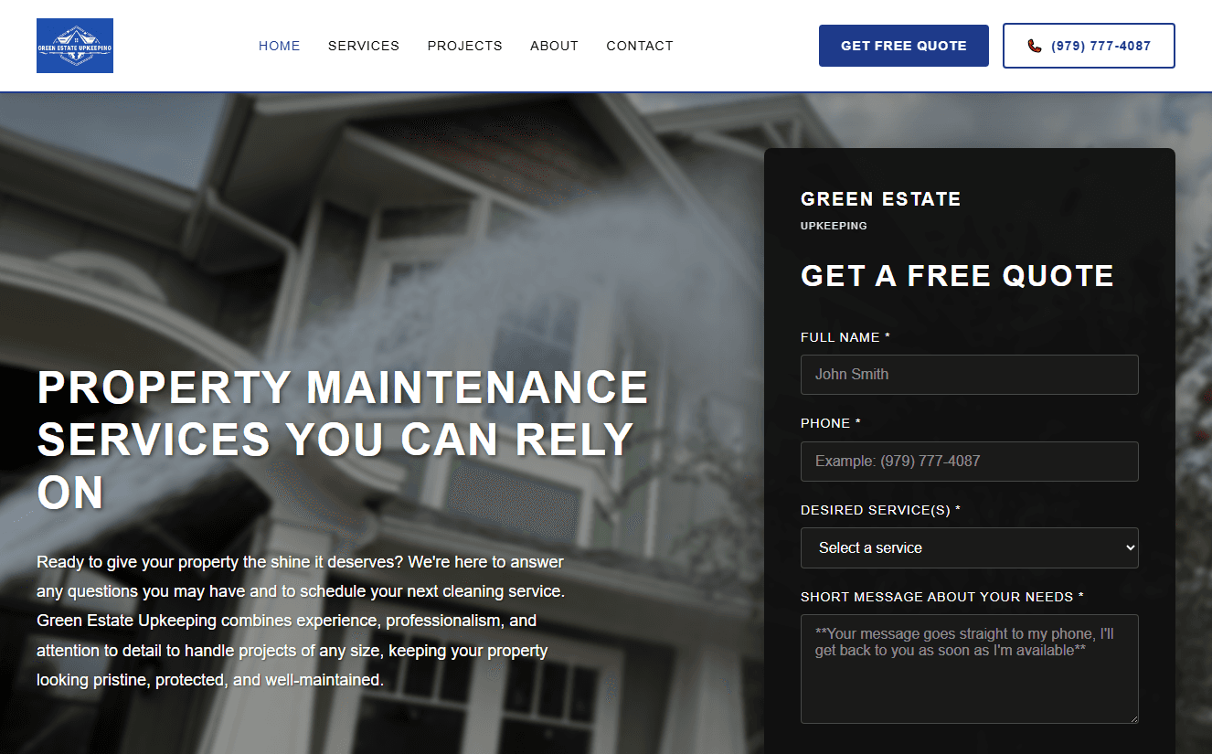 Green Estate Upkeeping preview