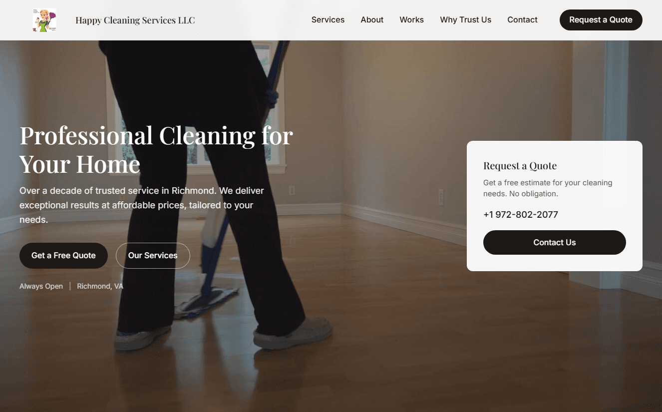 Happy Cleaning Service LLC preview