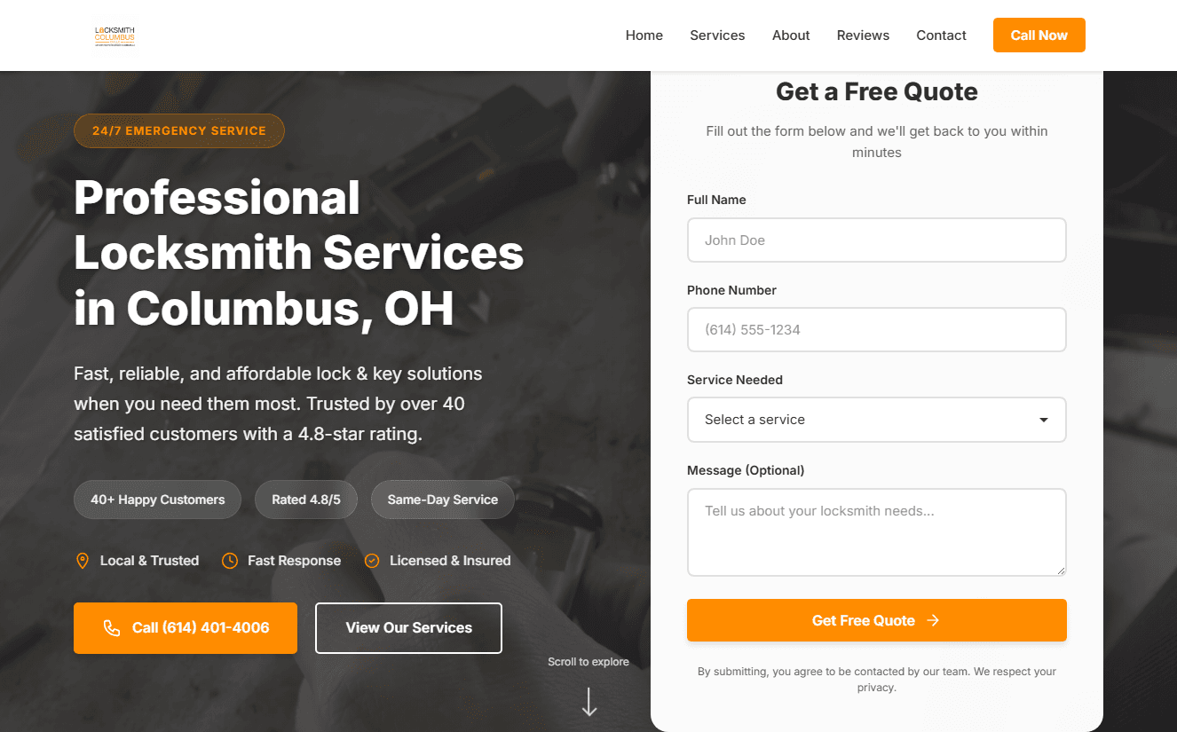 Locksmith Columbus OH preview