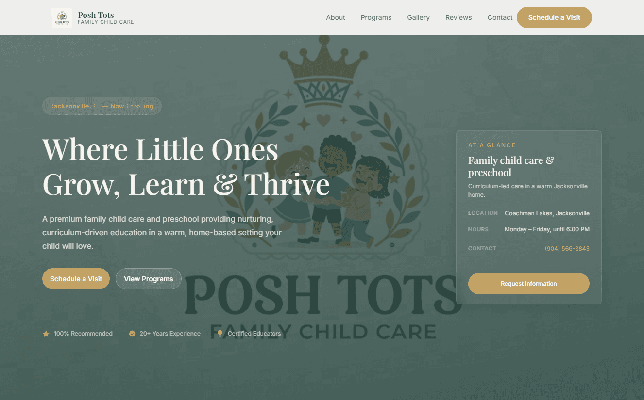 Posh Tots Family Child Care preview